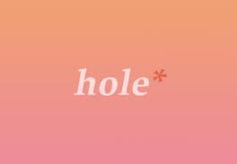 [Portable][Visual Novel]Hole*